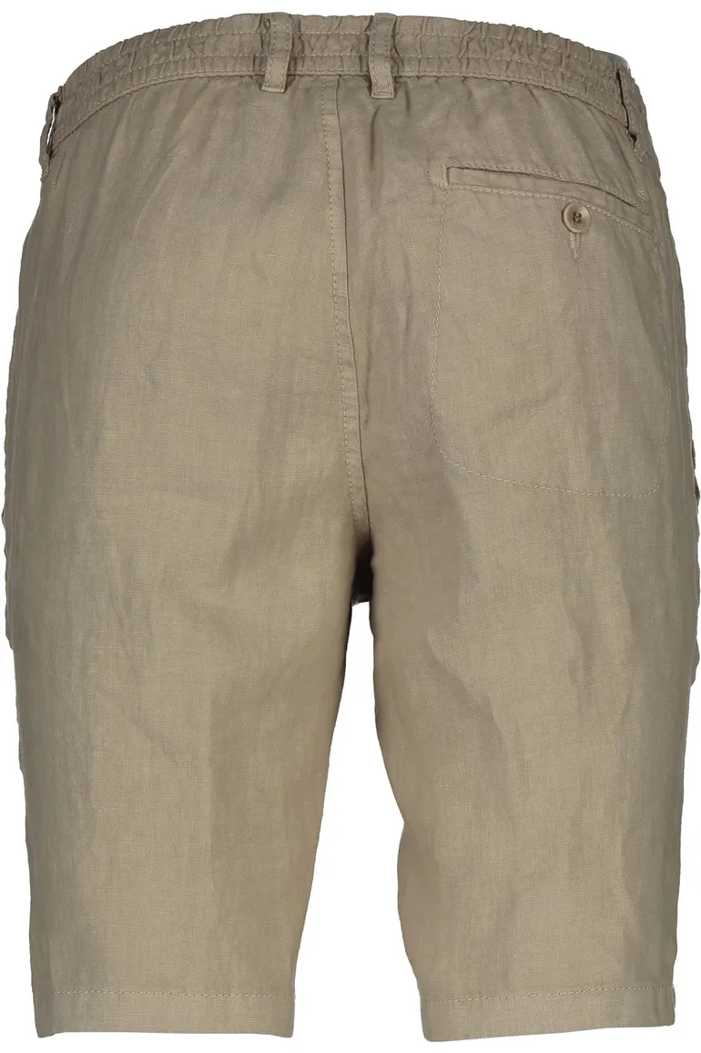 Brax korte broek linnen modern fit beige