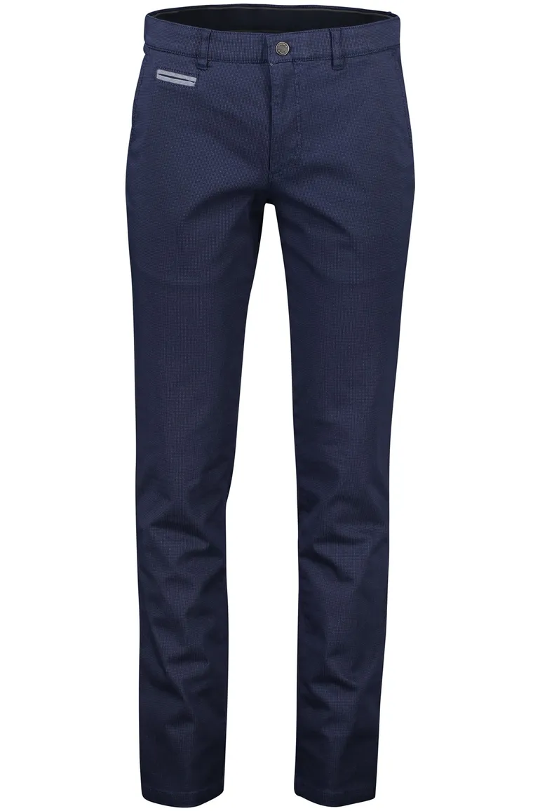 COM4 katoenen donkerblauwe modern chino
