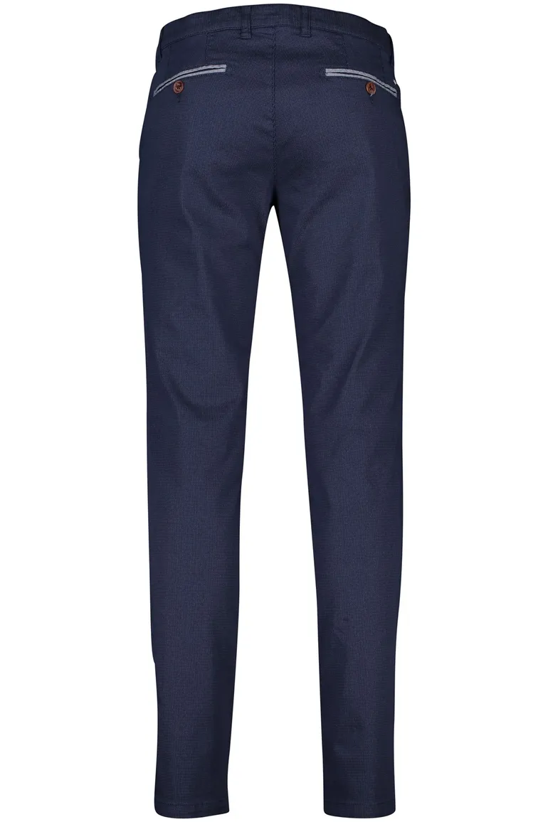COM4 katoenen donkerblauwe modern chino