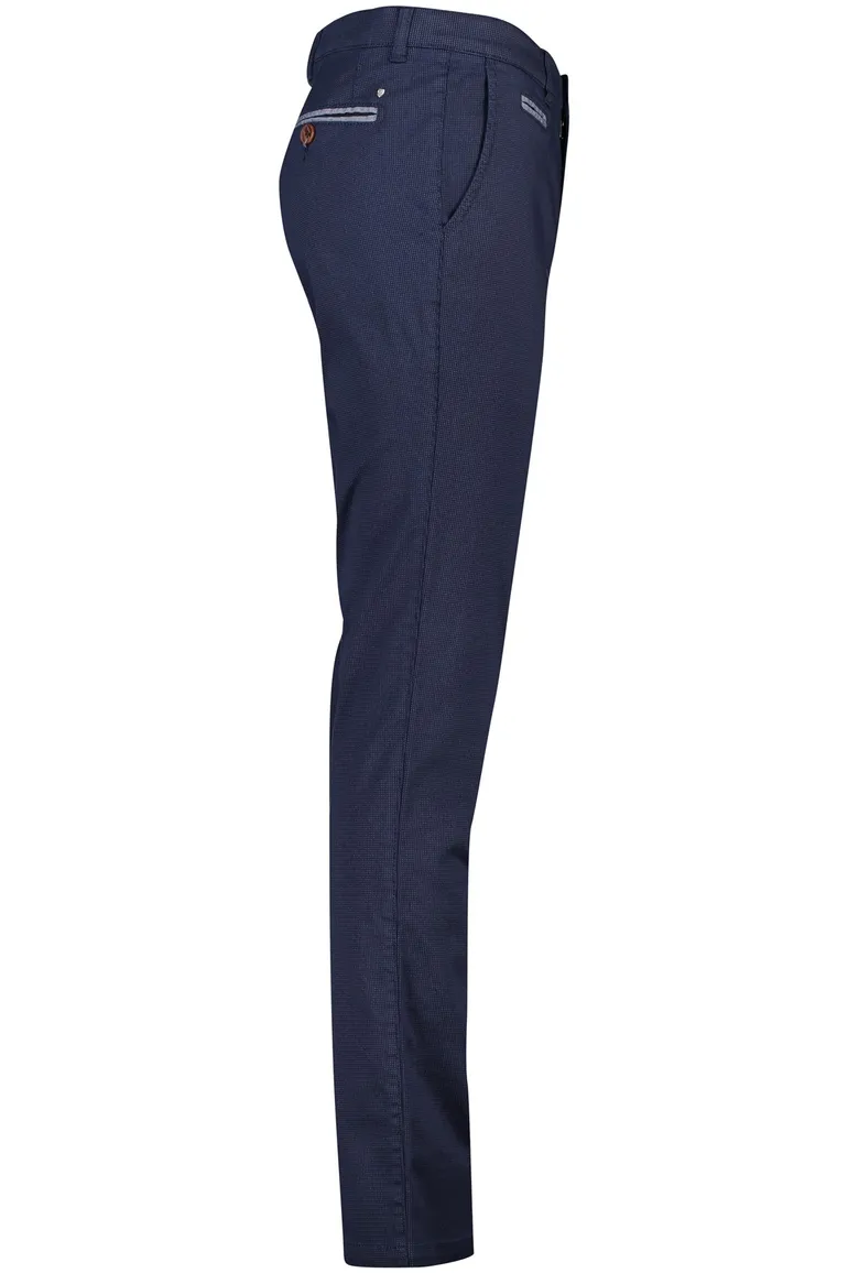 COM4 katoenen donkerblauwe modern chino