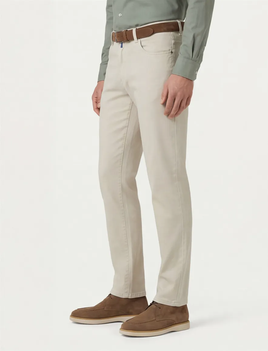 COM4 Swing Front broek 5-pocket beige