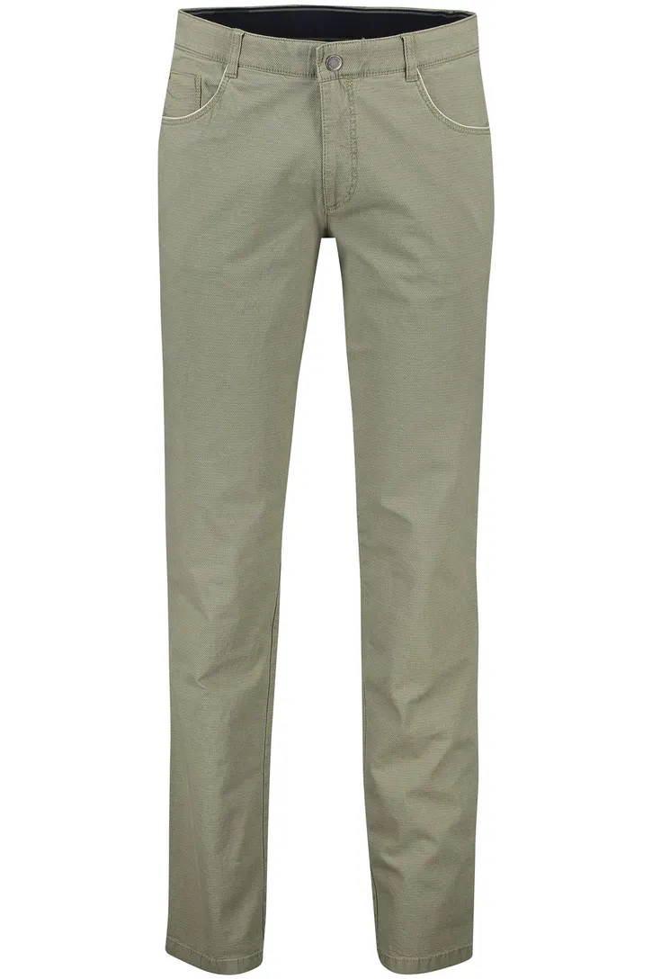 Swingfront COM4 jeans groen katoen print Big & Tall