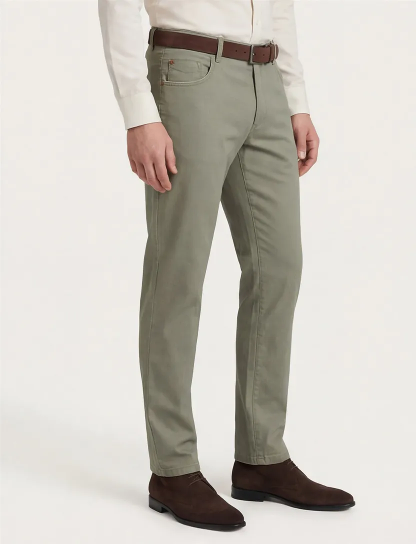 Swingfront COM4 jeans groen katoen print Big & Tall