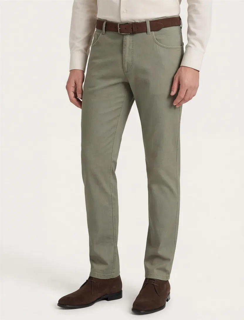 Swingfront COM4 jeans groen katoen print Big & Tall