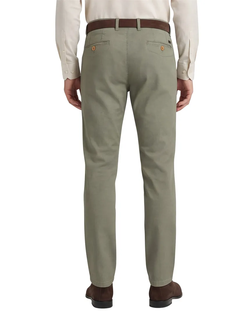 Swingfront COM4 jeans groen katoen print Big & Tall