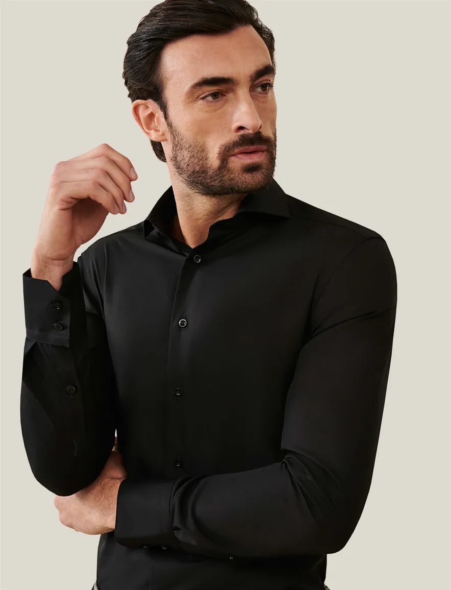 Cavallaro overhemd zwart