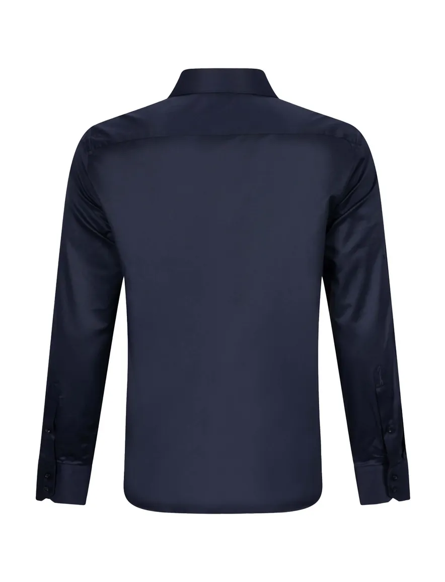 Cavallaro overhemd donkerblauw