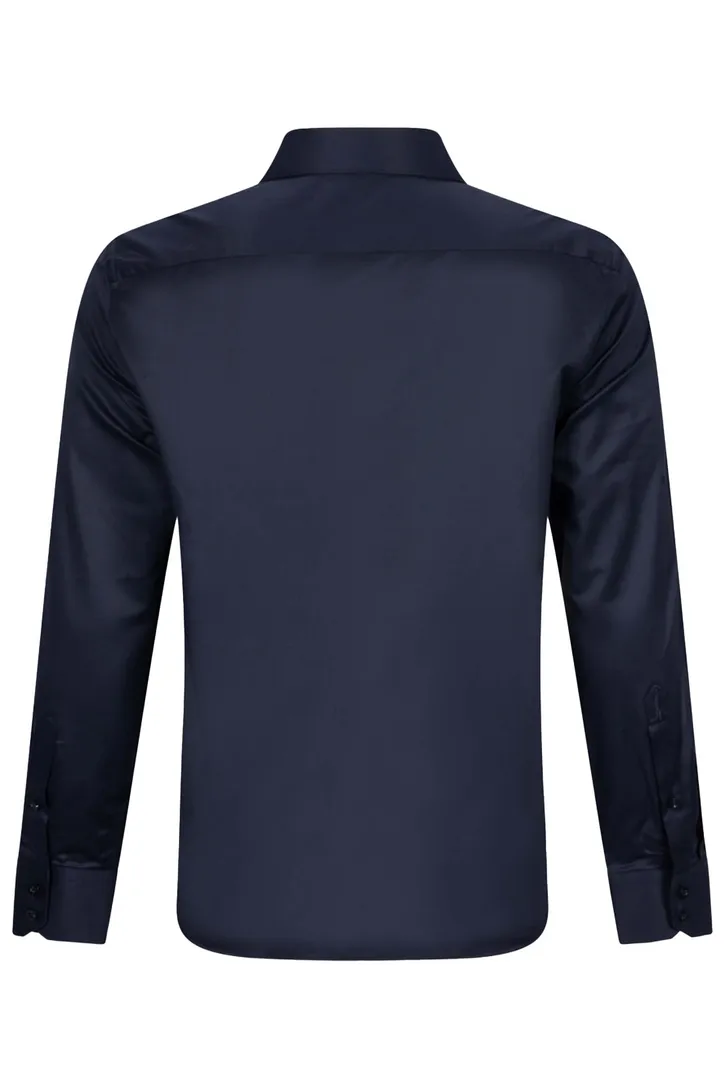 Cavallaro overhemd slim fit NOS widespread donkerblauw