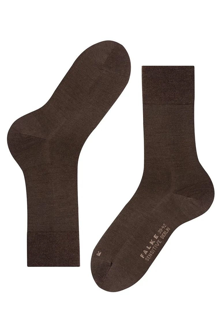 Falke sokken Sensitive Berlin bruin