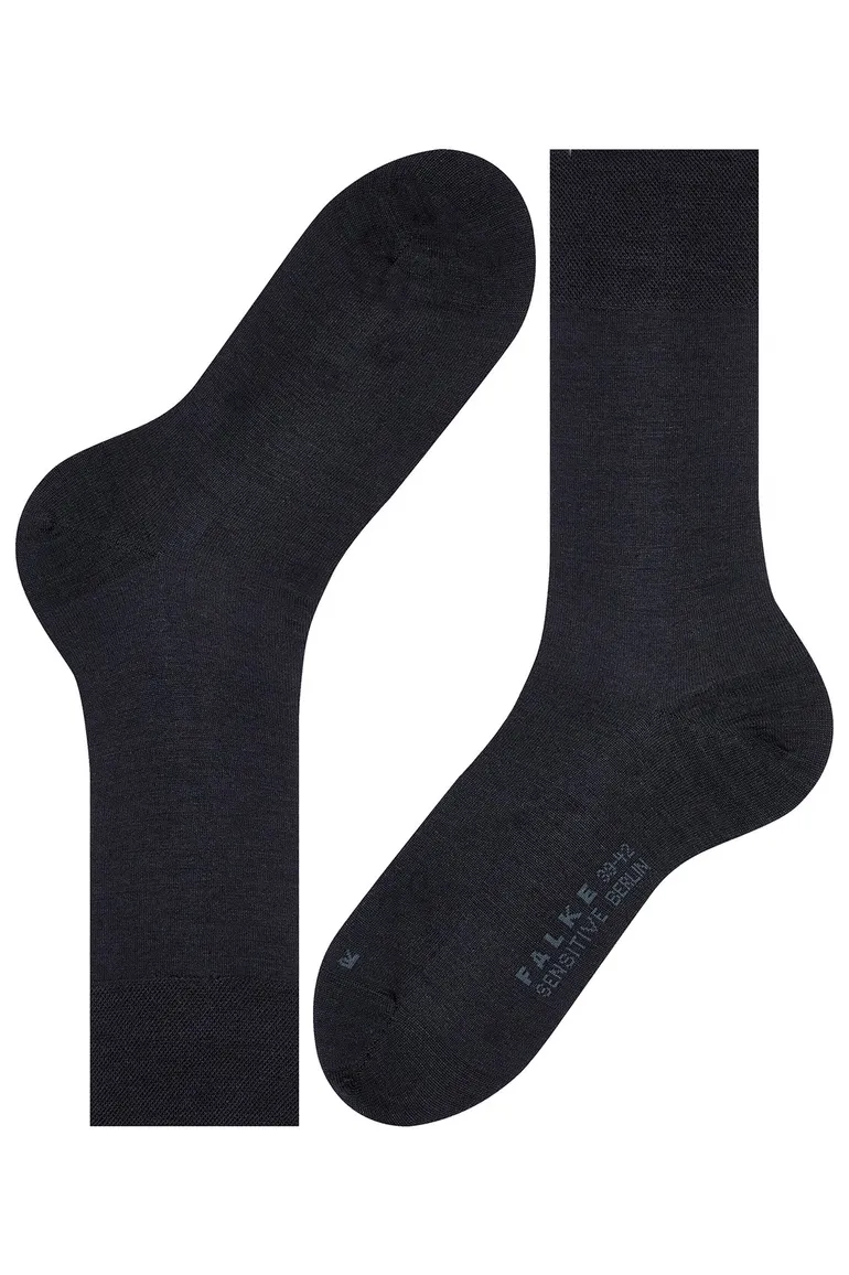 Falke sokken Sensitive Berlin donkerblauw