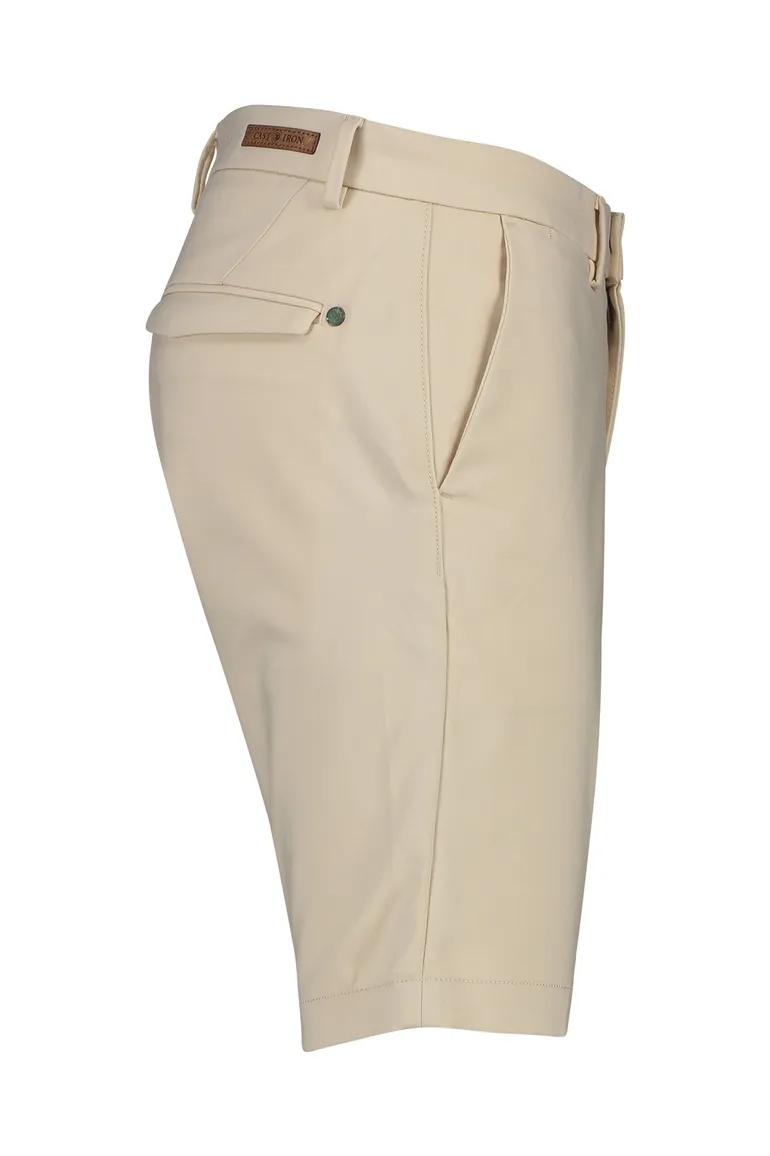 Cast Iron chino korte broek beige