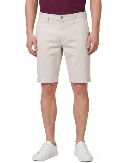 Brax bermuda M.E.N.S. katoen wit