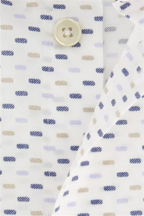 Ledub Shirt dress ml 7 Donkerblauw geprint
