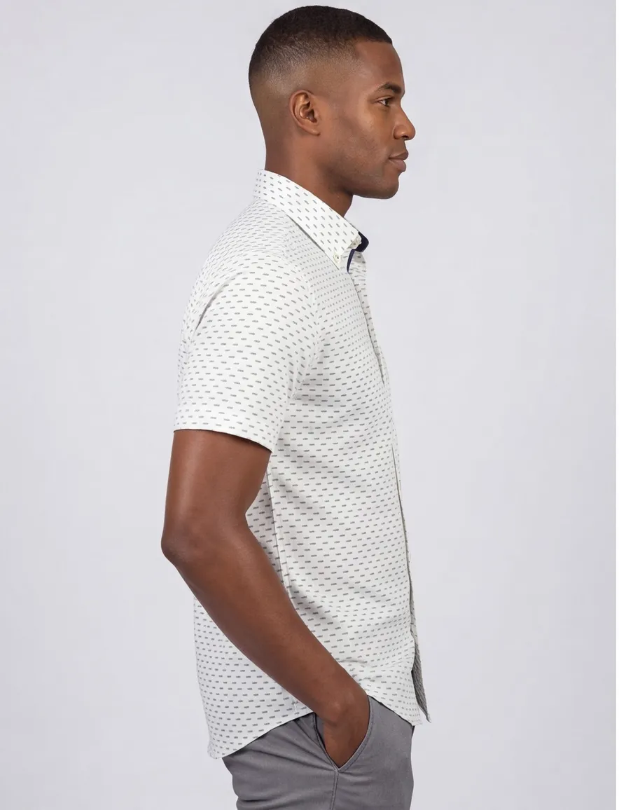 Ledub overhemd wit Modern Fit