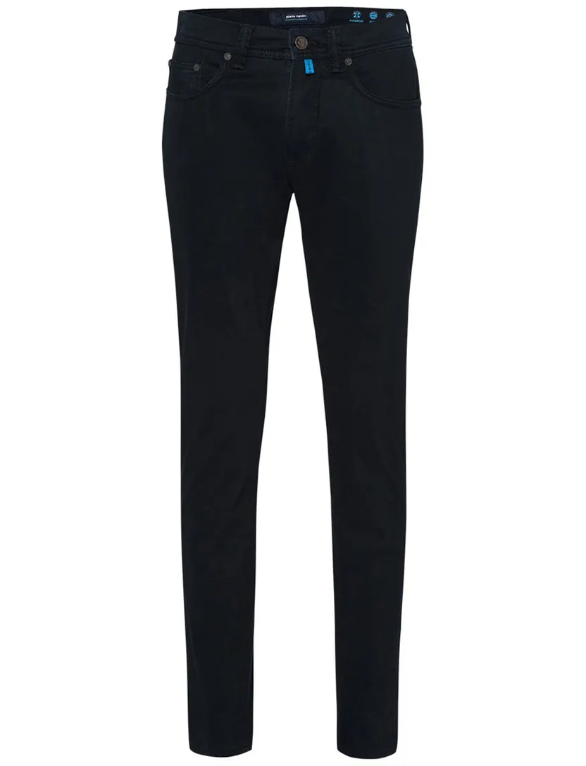 Pierre Cardin Antibes 5 Pocket donkerblauw katoen