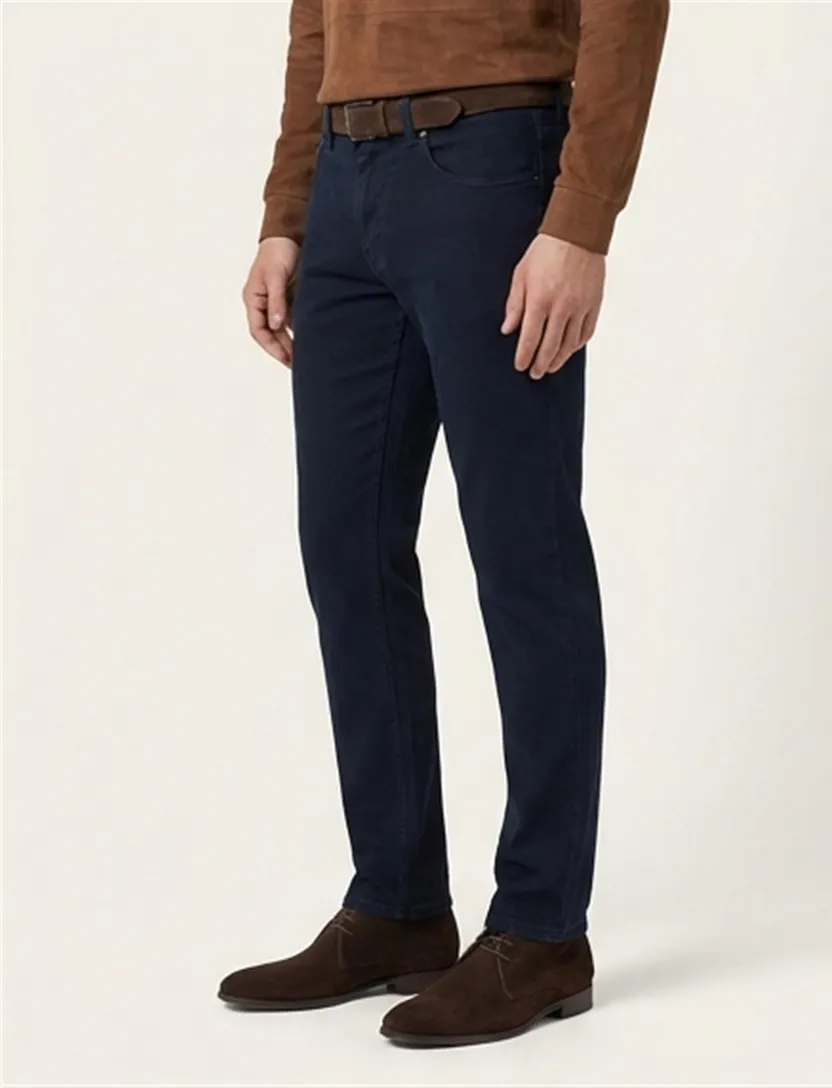Pierre Cardin Antibes 5 Pocket donkerblauw katoen