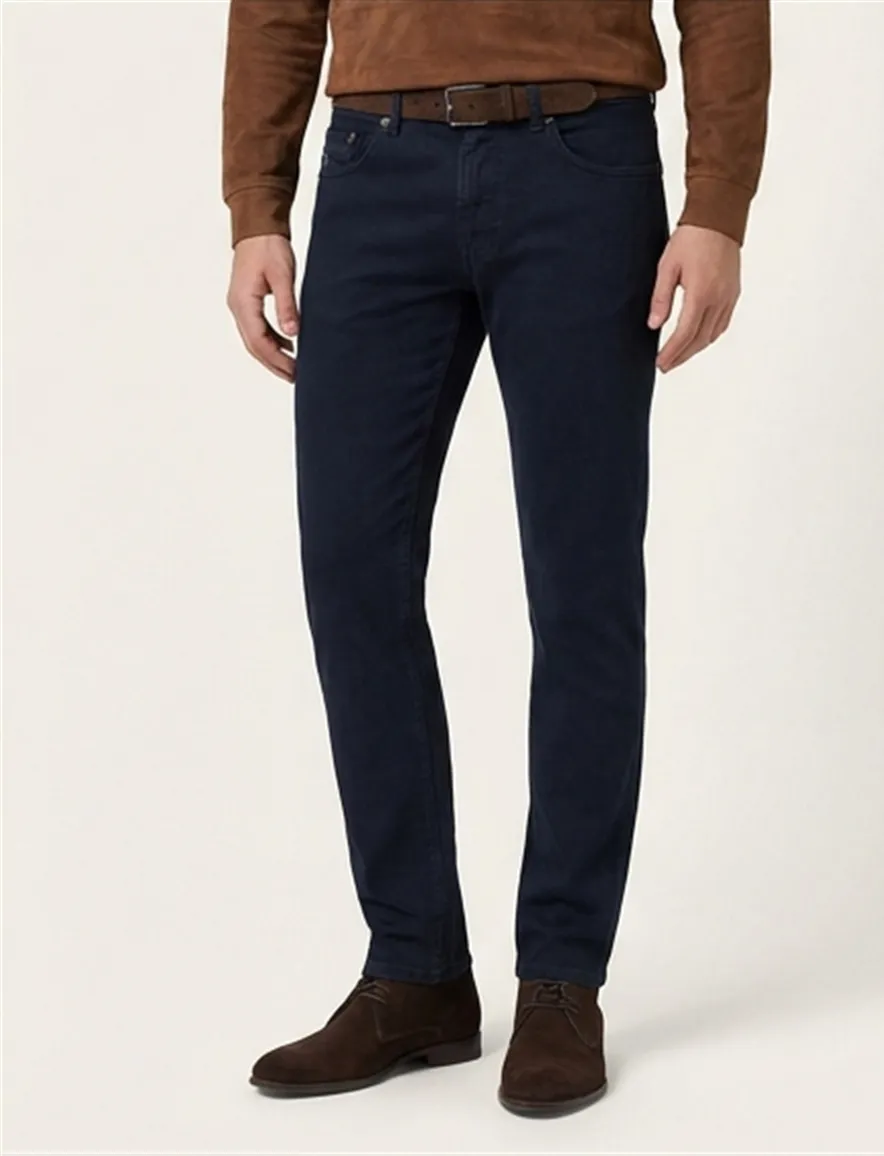 Pierre Cardin Antibes 5-pocket broek donkerblauw
