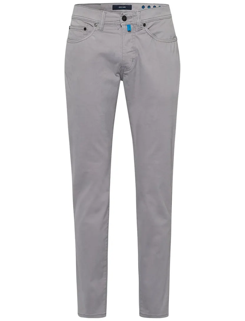 Pierre Cardin Antibes 5 Pocket grijs katoen