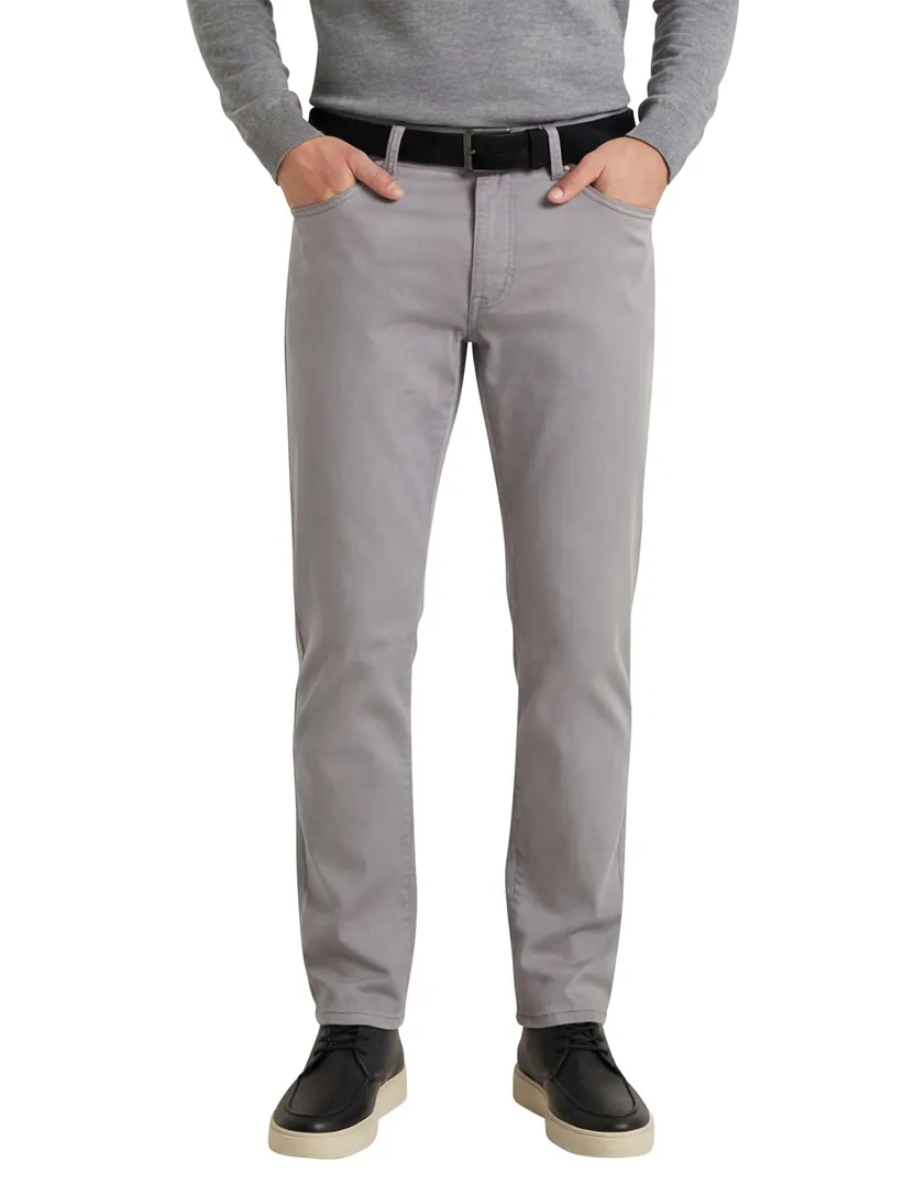 Pierre Cardin Antibes 5 Pocket grijs katoen