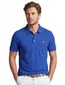 Lyle & Scott polo blauw effen katoen