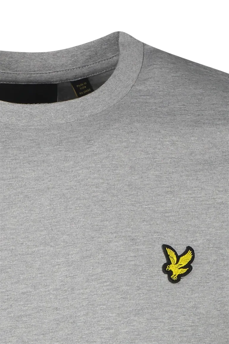 Lyle & Scott t-shirt grijs ronde hals