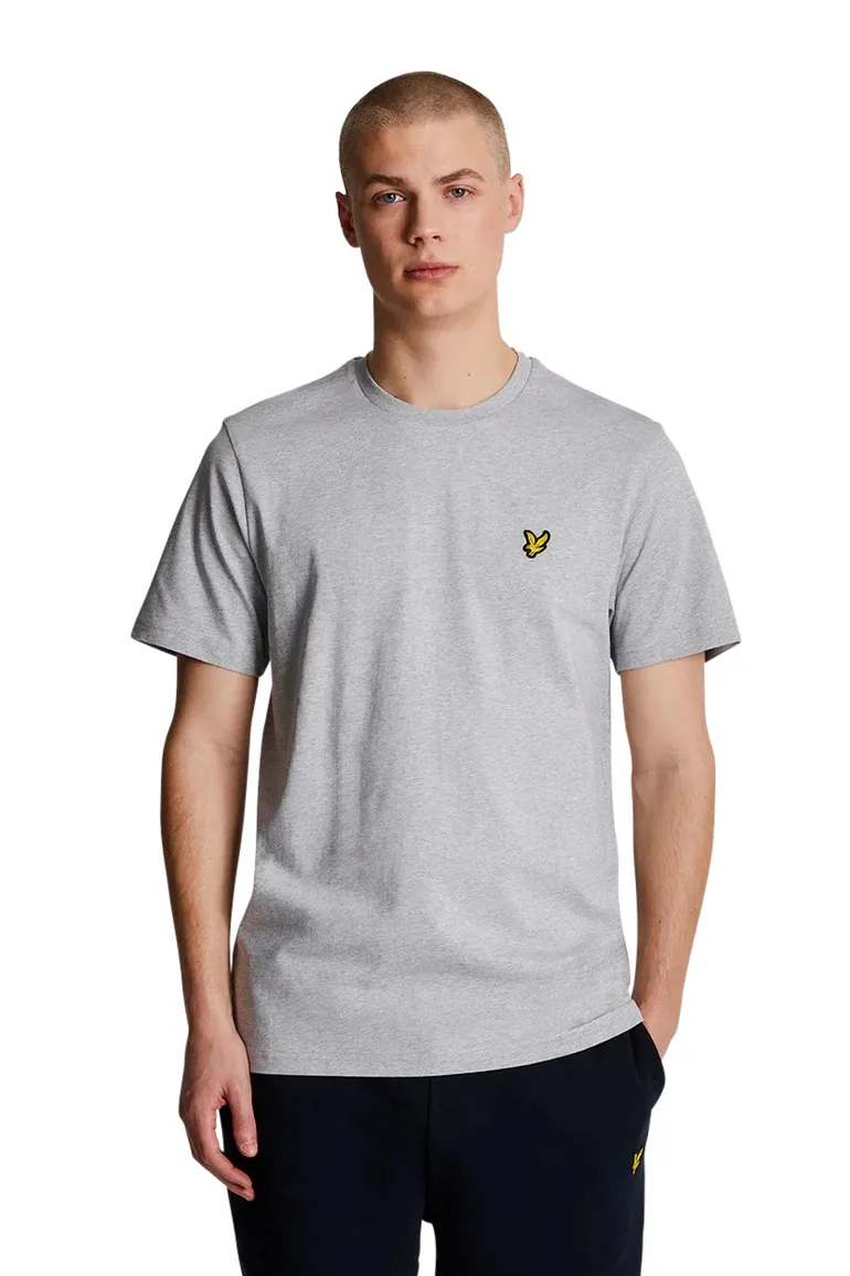 Lyle & Scott t-shirt grijs ronde hals