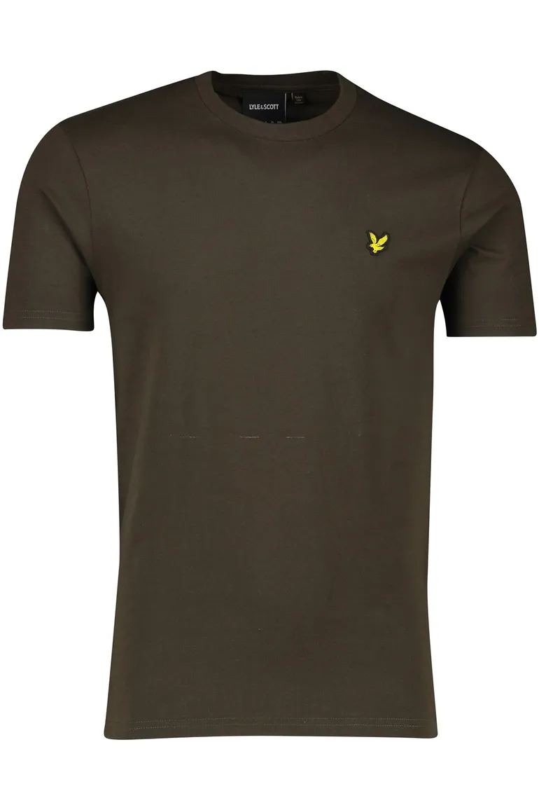Lyle & Scott t-shirt groen ronde hals