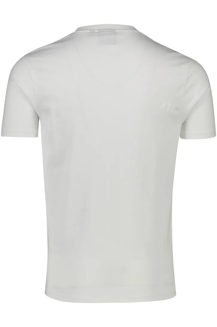 Lyle & Scott t-shirt slim fit wit ronde hals