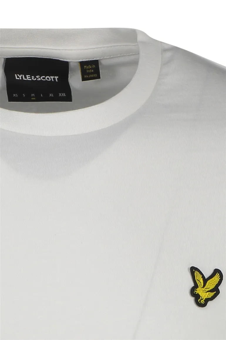 Lyle & Scott t-shirt wit ronde hals