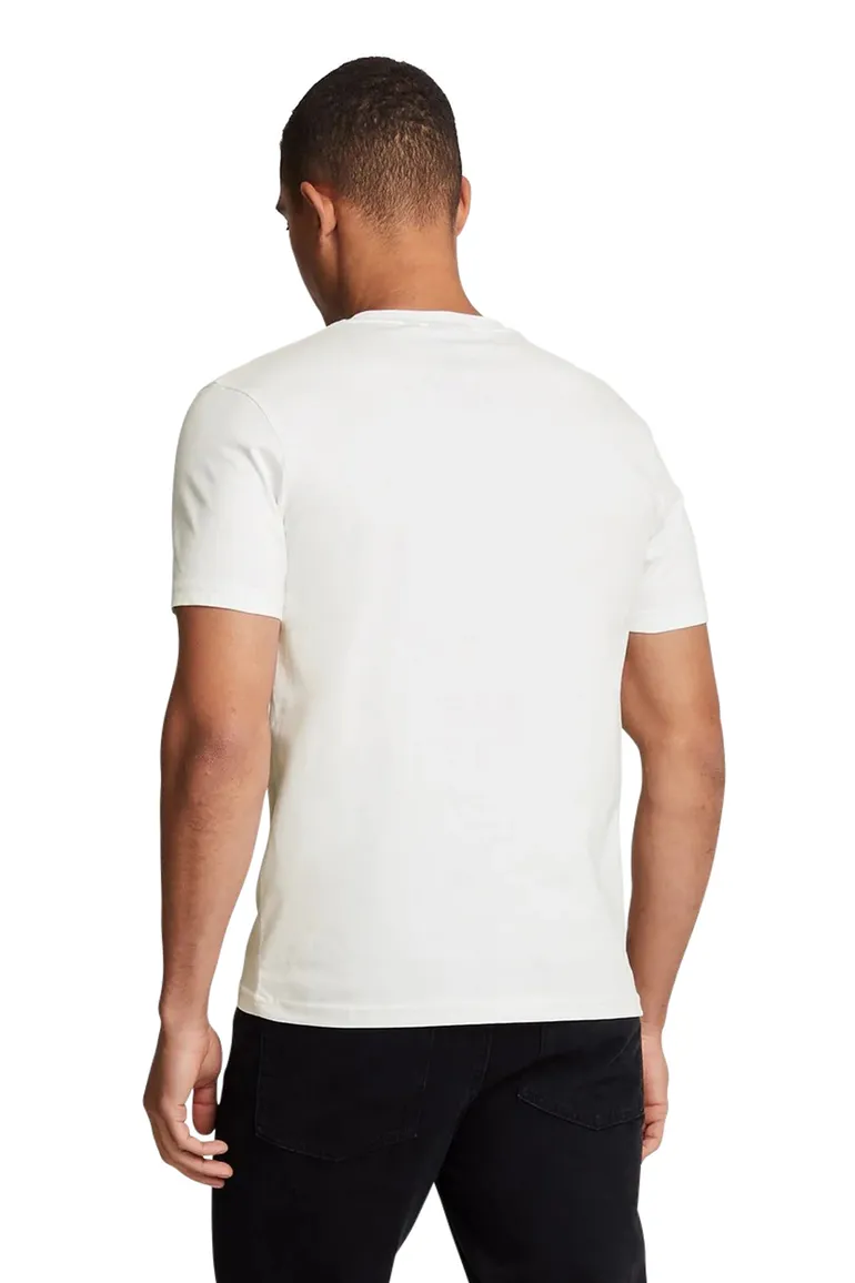 Lyle & Scott t-shirt wit ronde hals