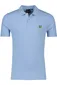 Lyle & Scott polo lichtblauw effen katoen