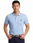 Lyle & Scott polo slim fit lichtblauw effen