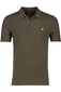 Lyle & Scott polo slim fit groen katoen 3 knoops
