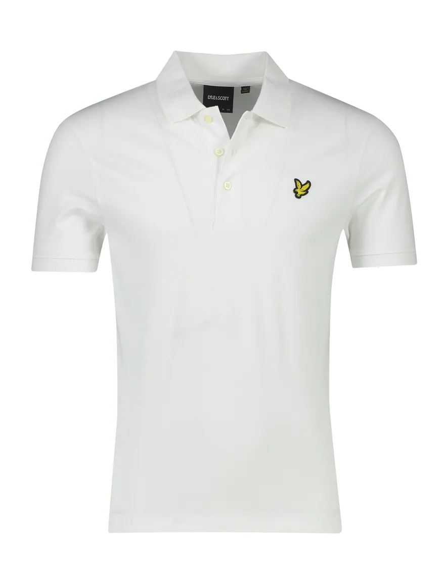 Lyle & Scott poloshirt korte mouw wit