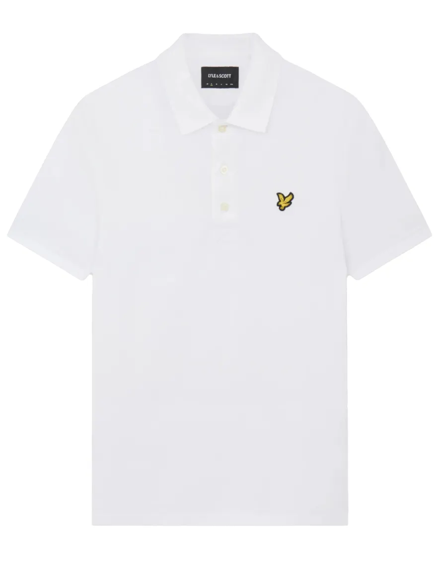 Lyle & Scott poloshirt korte mouw wit