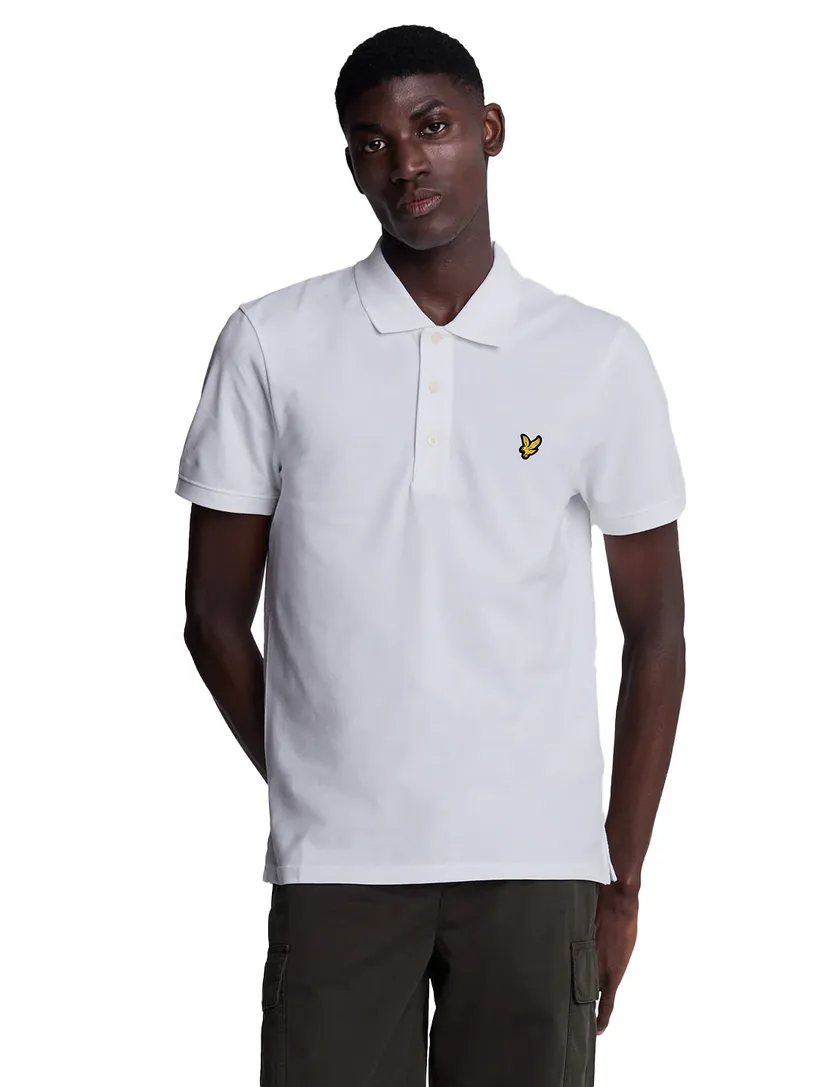 poloshirt korte mouw Lyle & Scott wit