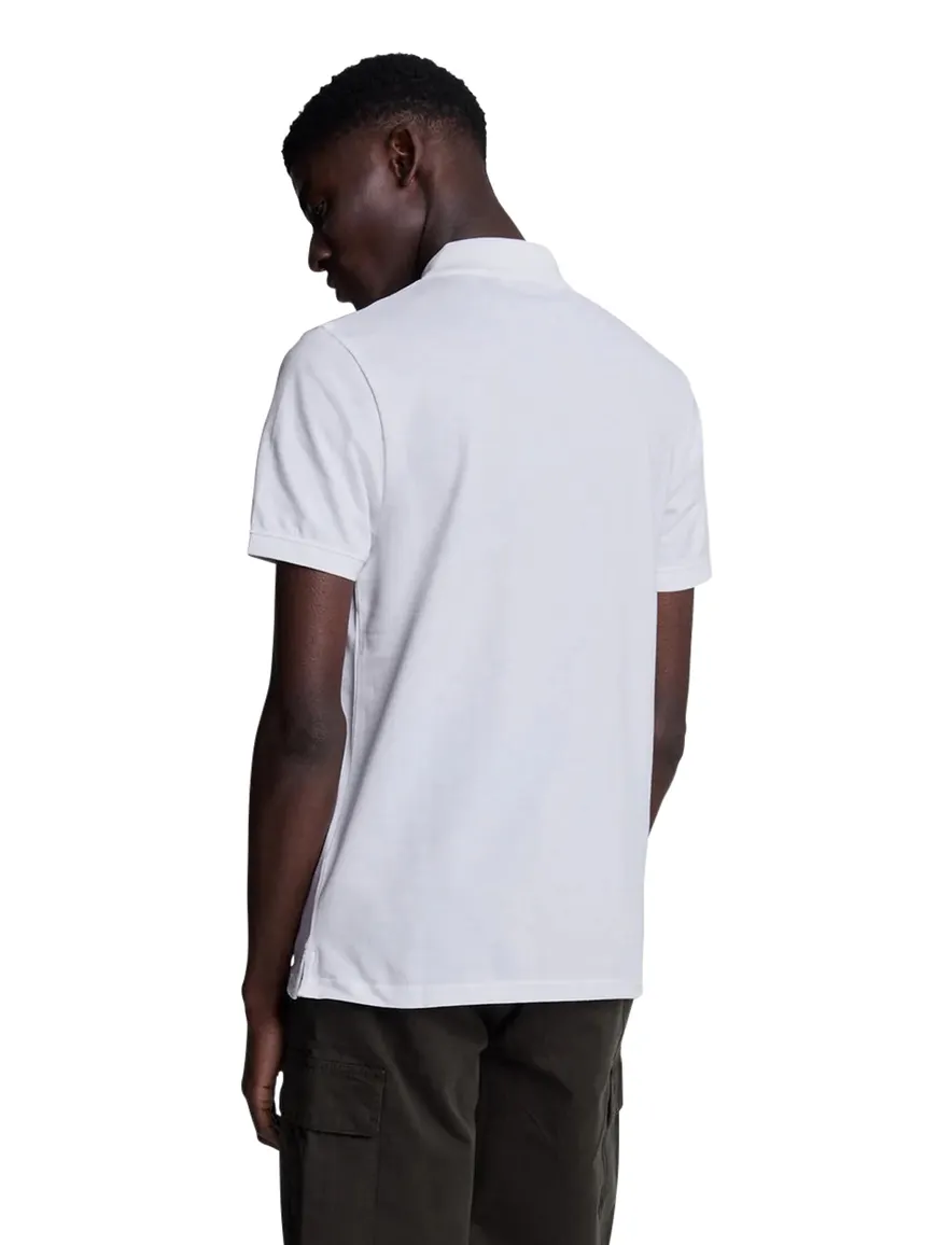 Lyle & Scott poloshirt korte mouw wit