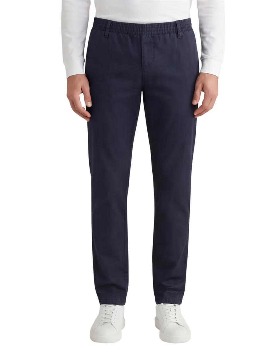 Com4 Herman chino donkerblauw