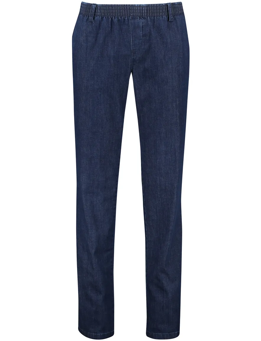 COM4 Herman demin broek elastische band