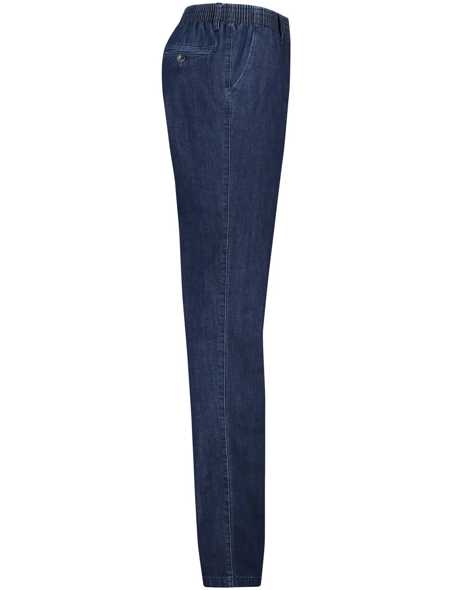 COM4 Herman demin broek elastische band