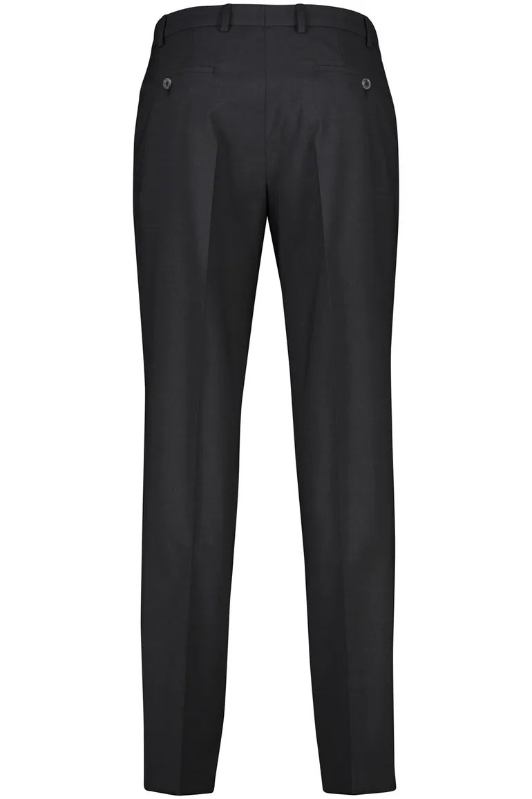 Hiltl wollen pantalon grijs effen