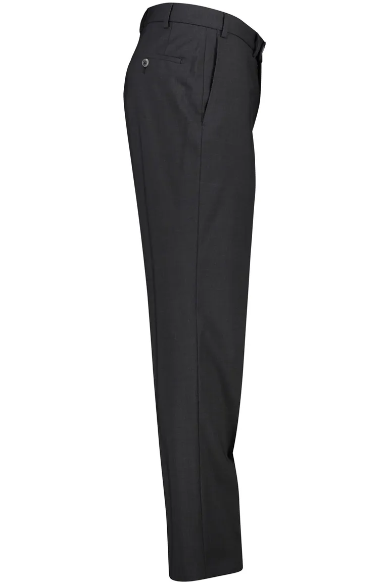 Hiltl wollen pantalon grijs effen