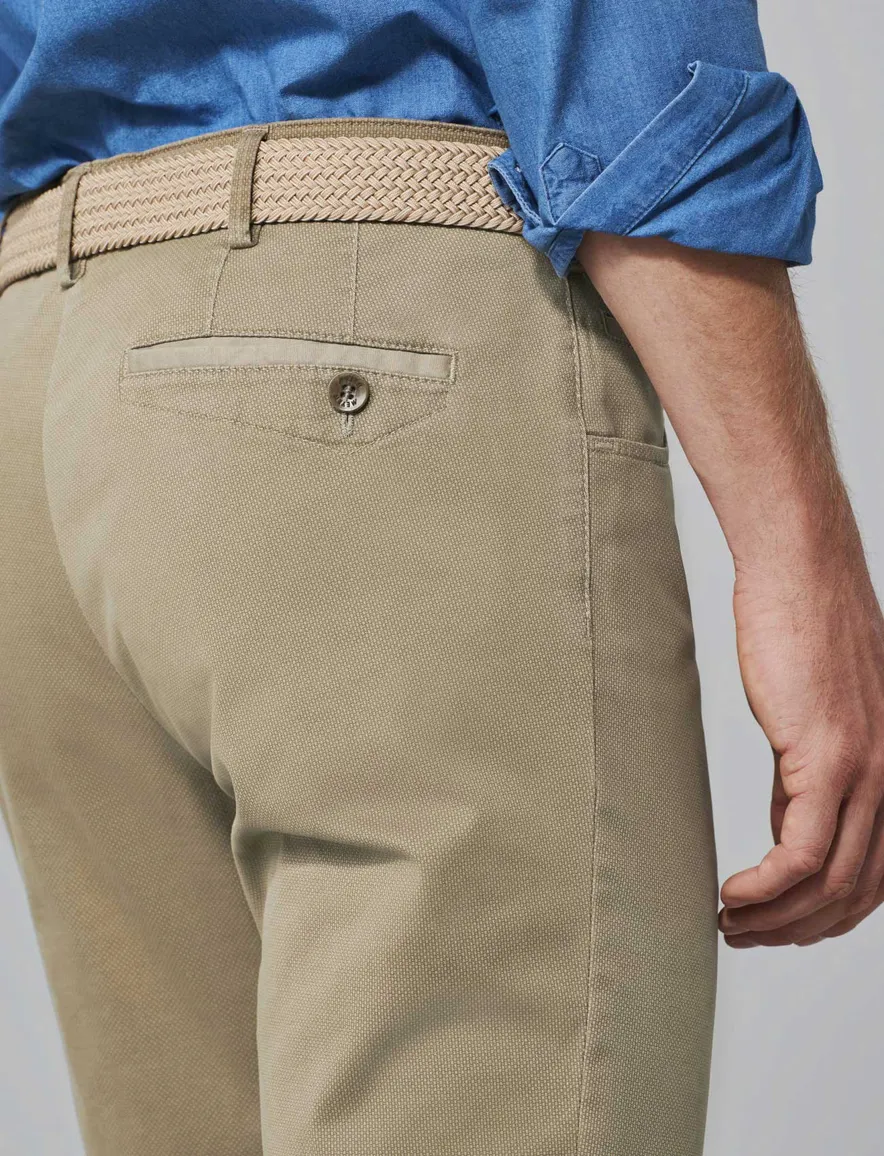 Meyer Pantalon bruin katoen