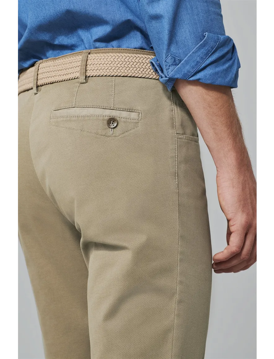 Meyer Pantalon bruin katoen