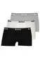 BOSS Black trunk boxershort zwart grijs wit 3-pack
