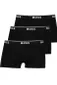 BOSS Black boxershorts zwart effen katoen 3-pack
