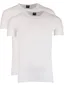 Boss black t-shirts effen wit katoen 2 pack