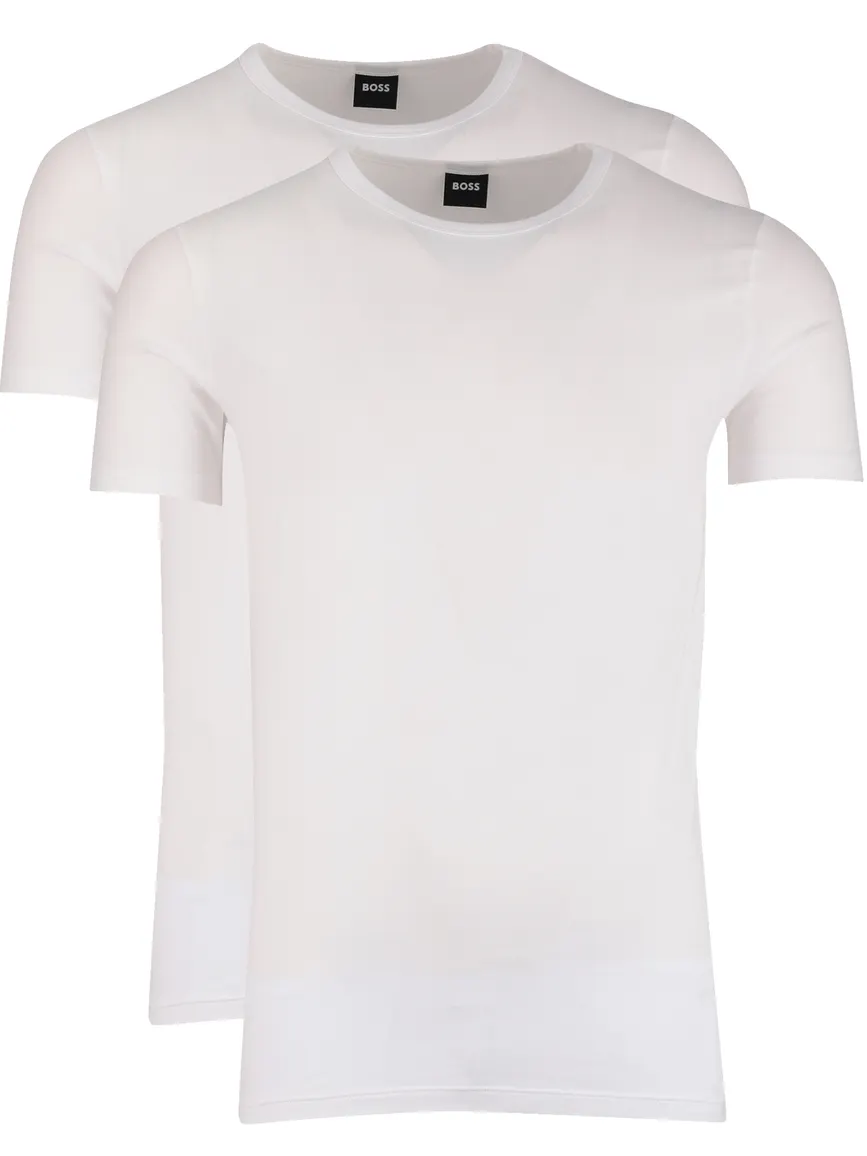 Boss Black TShirtRN 2P zwart katoen