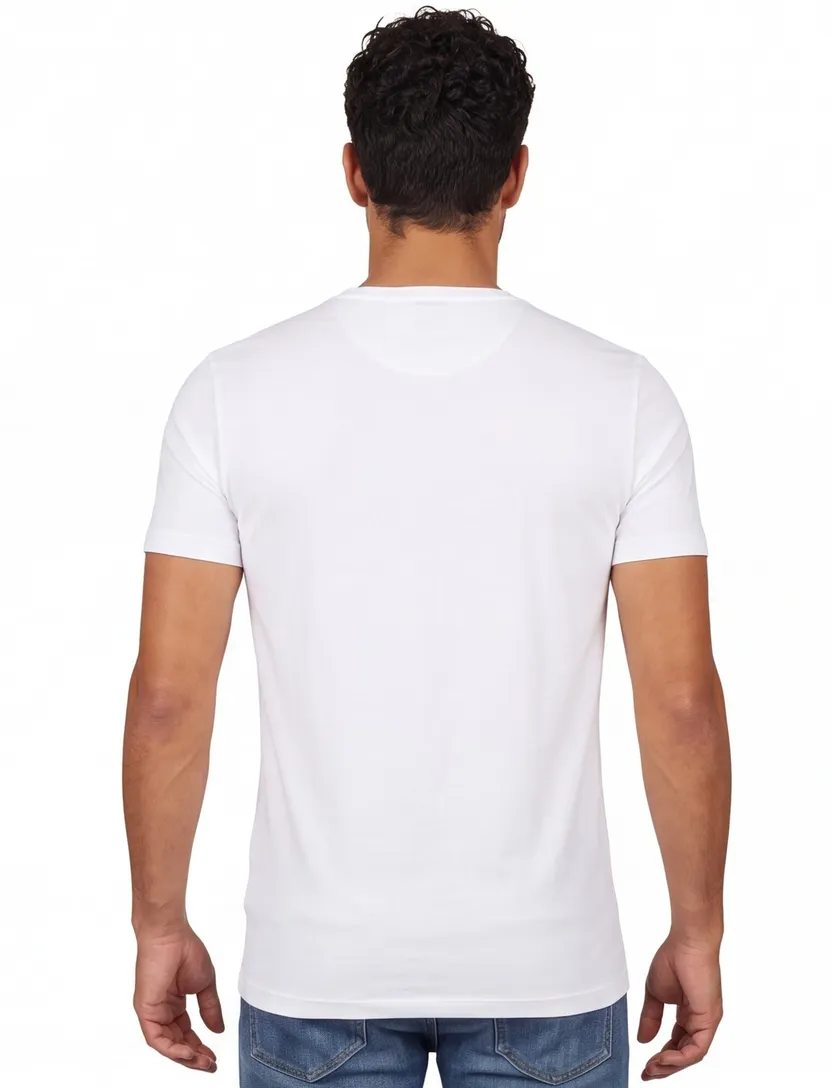 Boss Black t-shirts 2 pack wit effen katoen