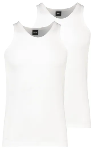 Hugo Boss Hugo Boss tanktop wit katoen 2-pack